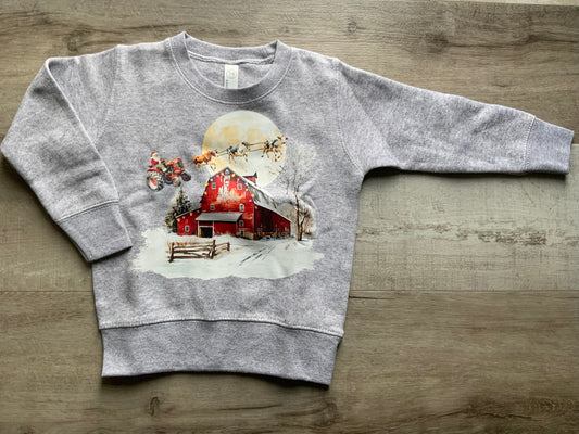 Tractor Christmas Sweatshirt