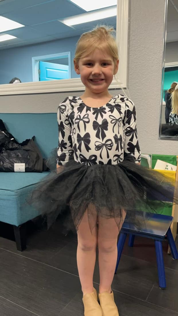 Perfectly Tied 3/4 Length Tutu Leotard