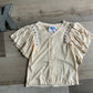 Stud Cream Top