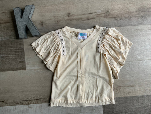 Stud Cream Top
