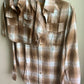 Light Weight Brown Flannel