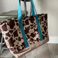 Cow Print Itzy Ritzy Canvas Tote