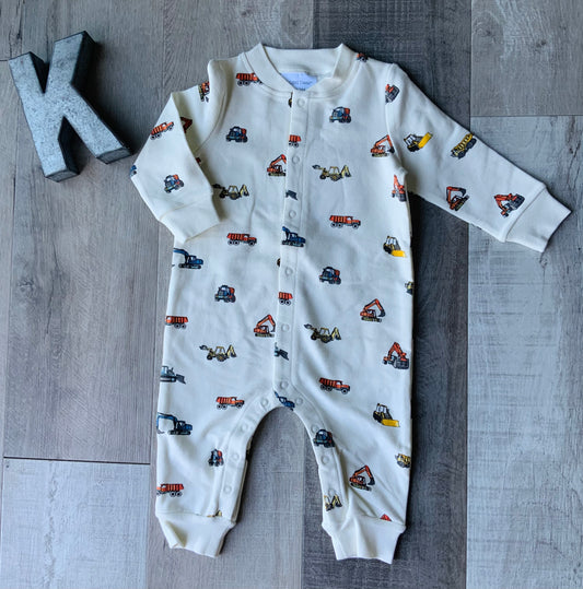 Construction Terry Romper