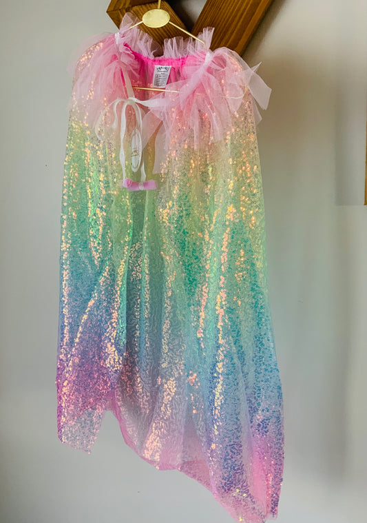 Rainbow Sequin Cap