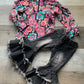 Midnight Bloom Paisley Pullover