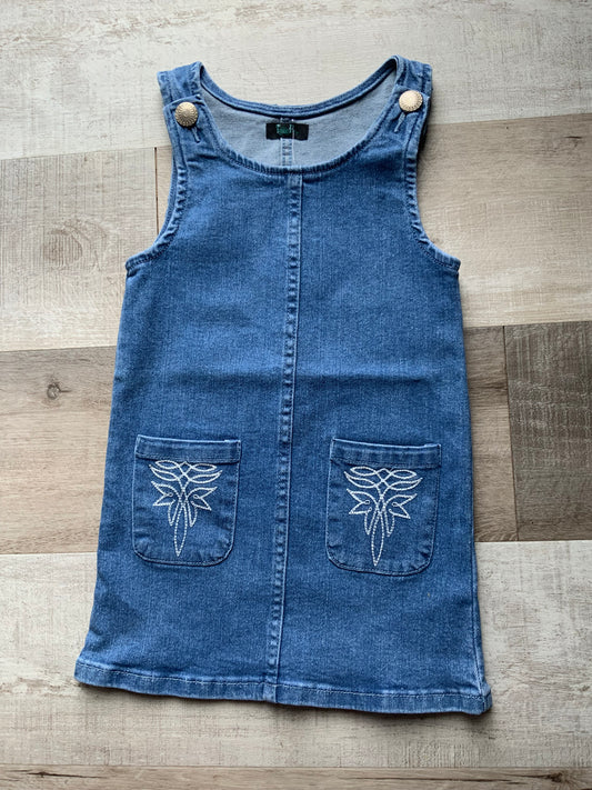 Boot Stitch Denim Dress