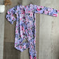 Emerson Floral Ruffle Zipper Sleeper