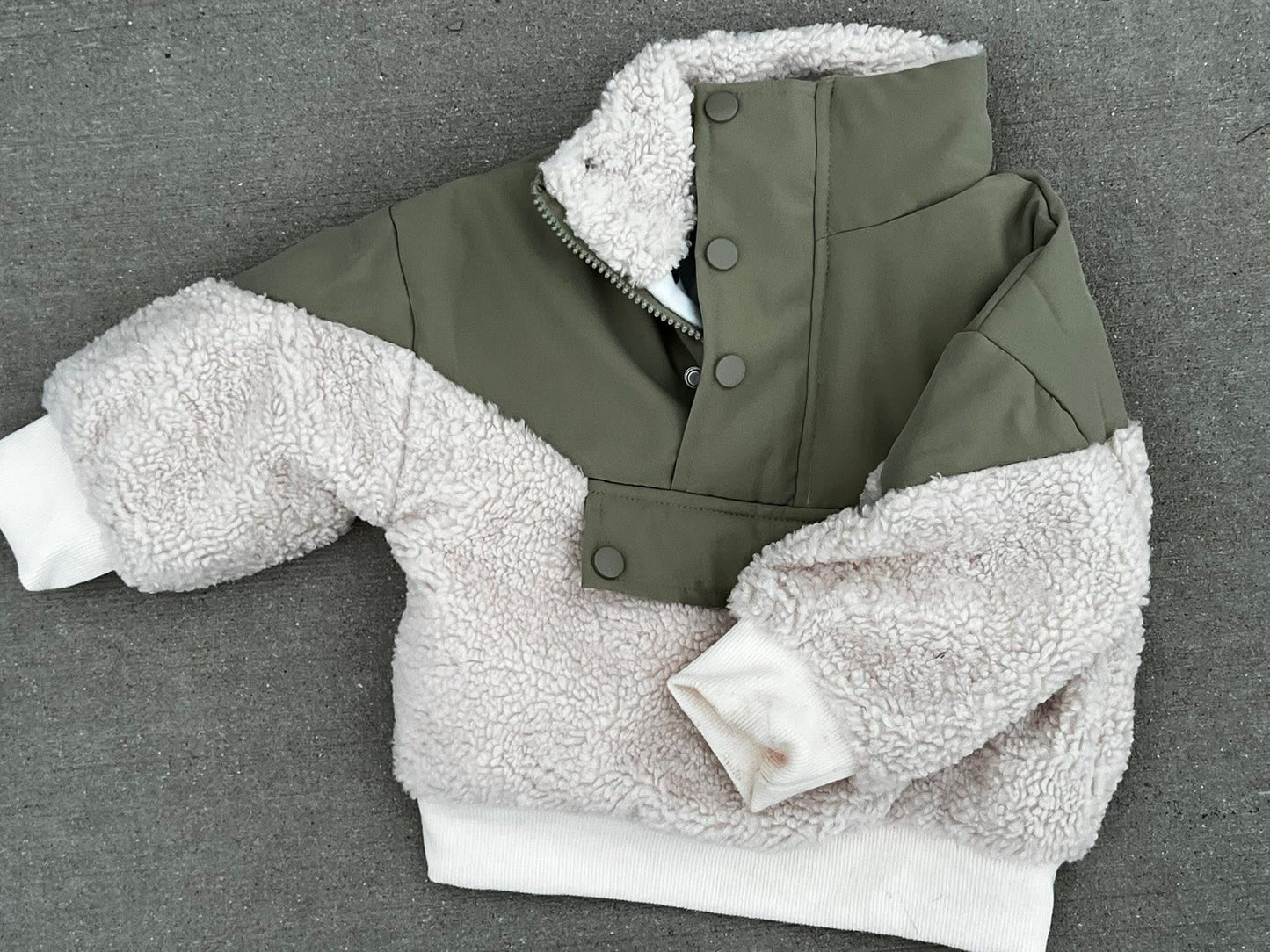 Sage Sherpa Pullover