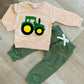 Green 3D Tractor Jogger Set