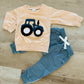Blue 3D Tractor Jogger Set