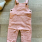 Pink Corduroy Overalls