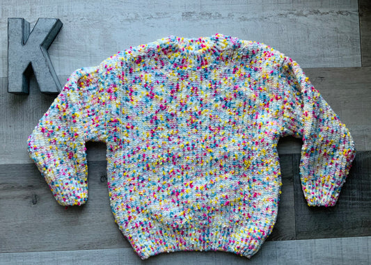 Multi Color Confetti  Sweater