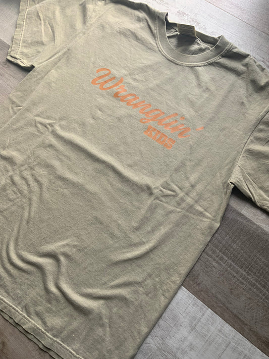Wranglin Kids Comfort Colors Tee