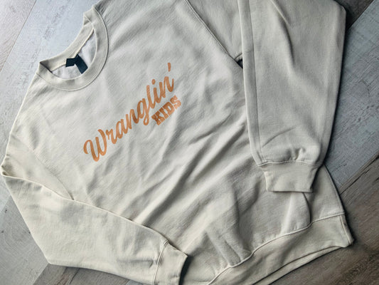 Wranglin Kids Crewneck Sweatshirt