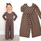 Bentley Wide Leg Checkered Romper