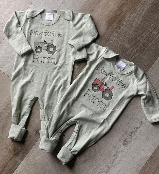 New to the Farm Applique Romper