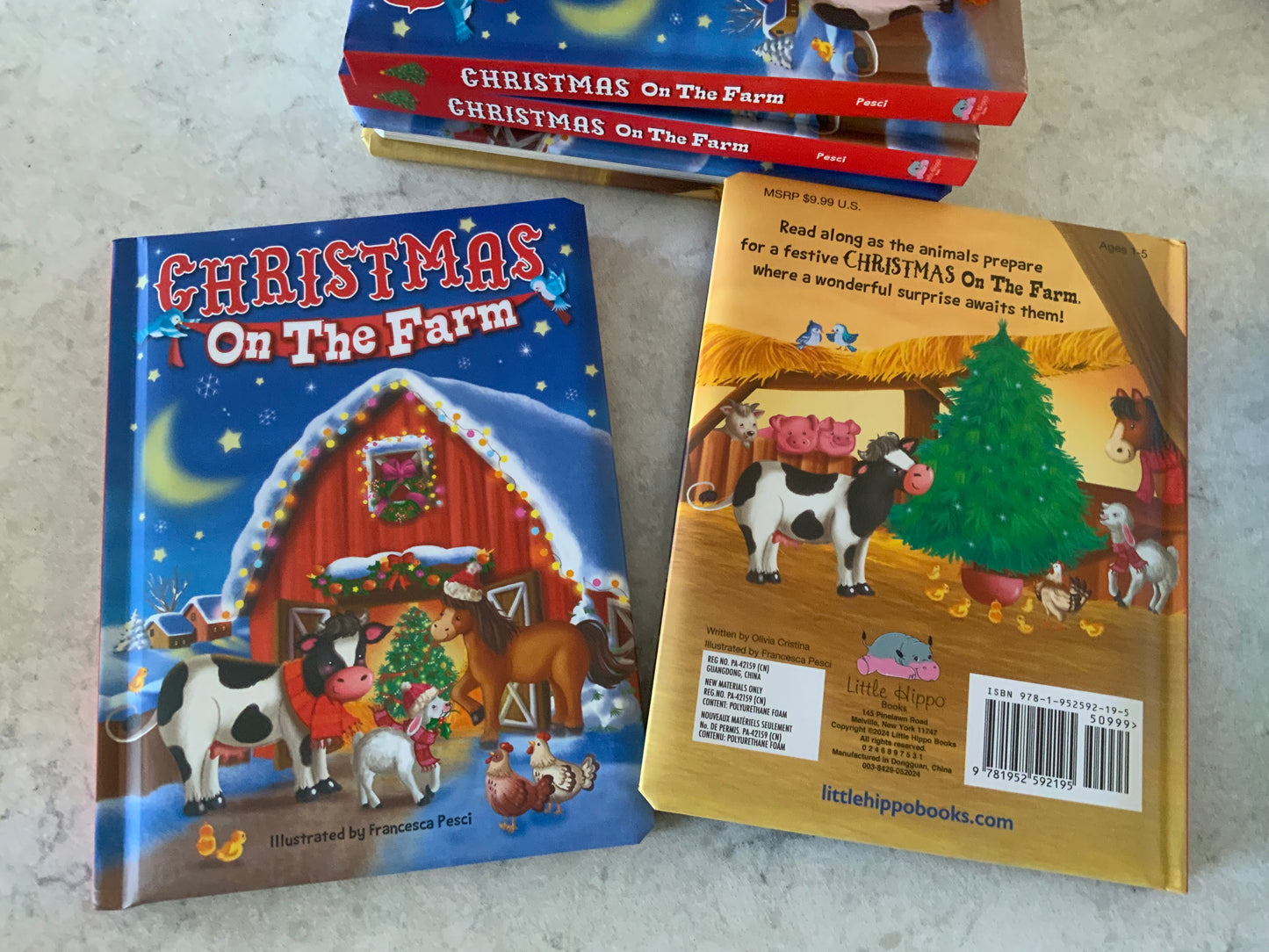 Christmas on the Farm Hardback Book