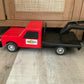 Flat Bed Red Truck