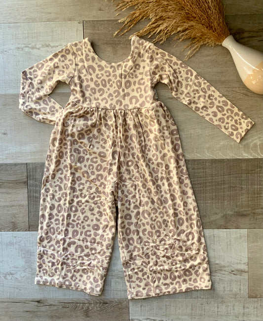 Amari Leopard Wide Leg Romper