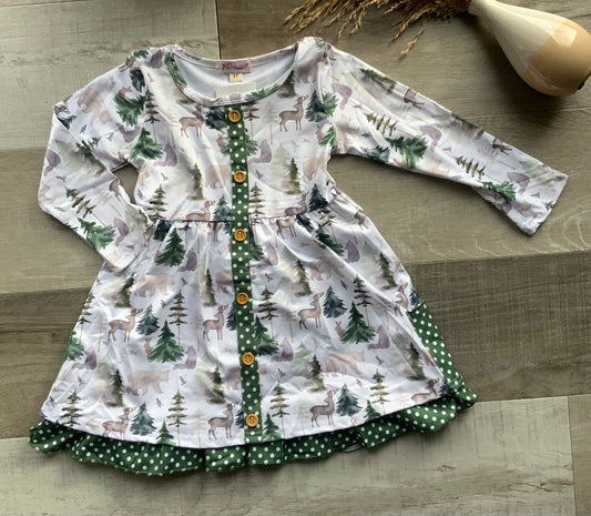 Emerald Woodland Dress