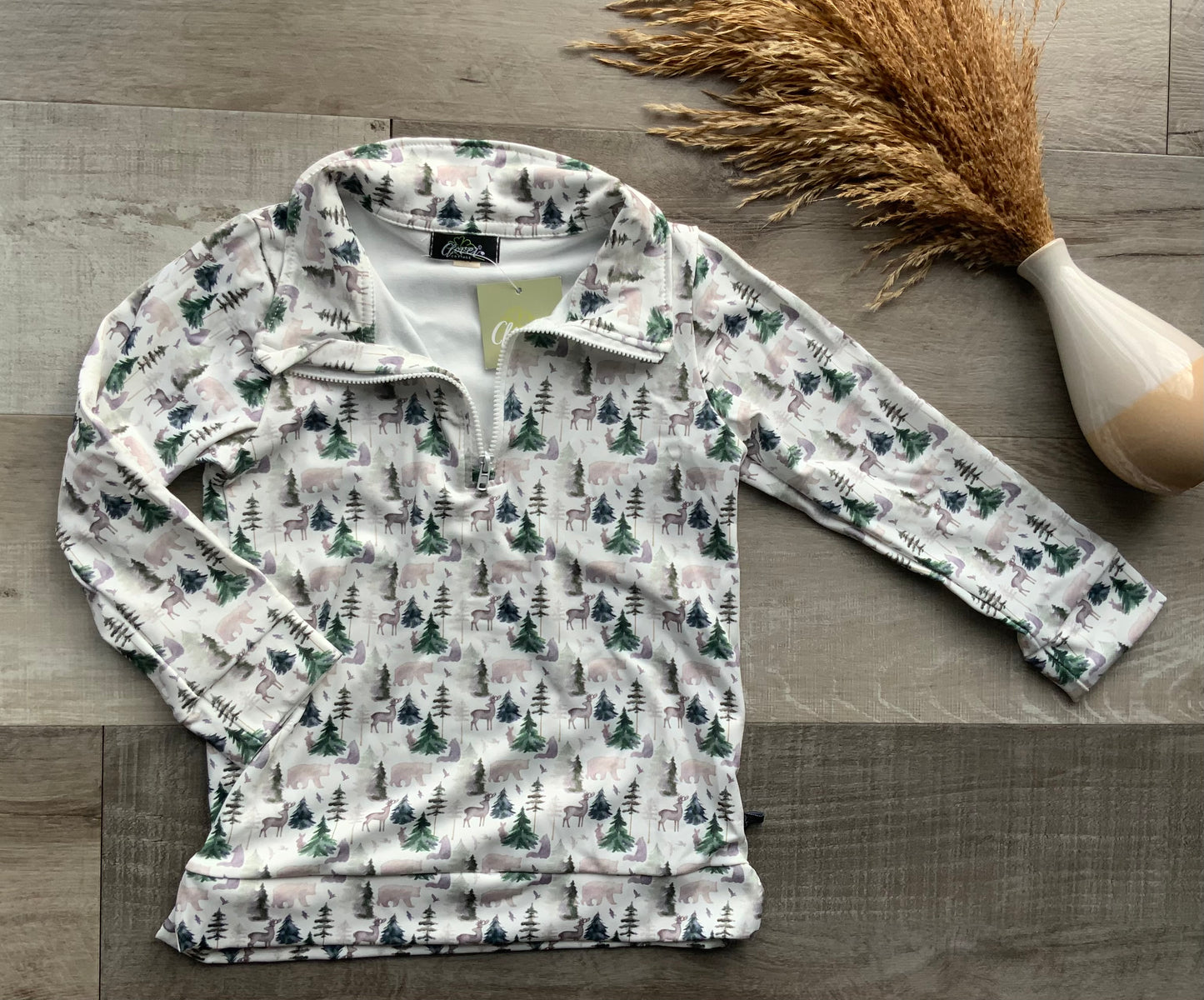 Forest Emerald Quarter Zip