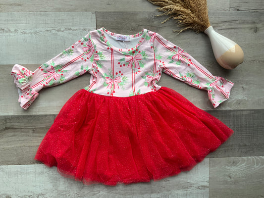 Holly Stripes Tutu Dress