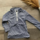 Navy Stripe Quarter Zip