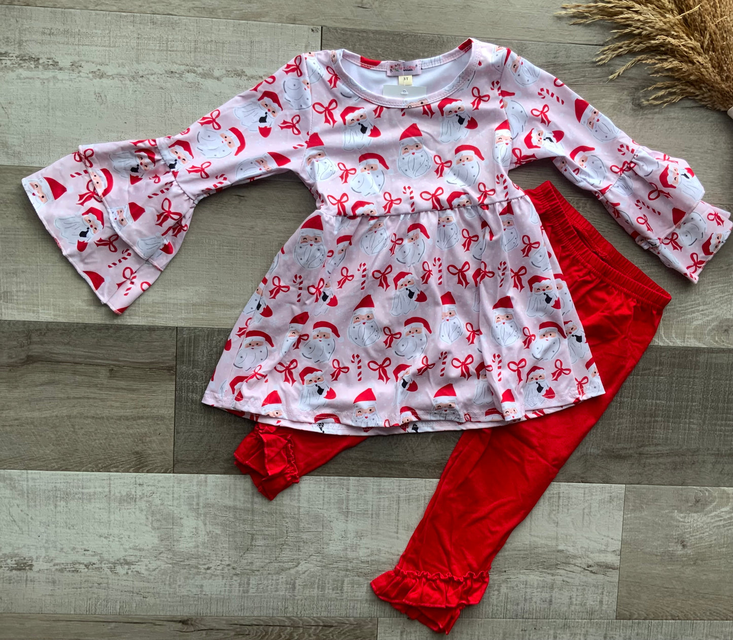 Twinkle Santa Bows Set