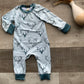 Sage Deer Romper