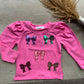 Coquette Bows Sequin Top
