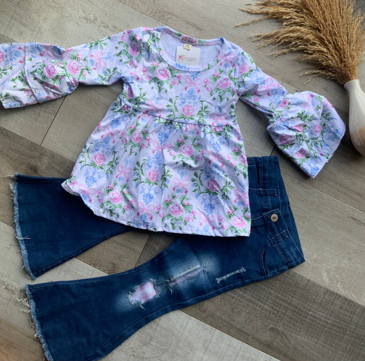 Victoria Garden Denim Set