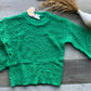Kelly Green Popcorn Sweater