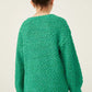 Kelly Green Popcorn Sweater