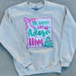 O Come Let Us Adore Him Beige Sweatshirt