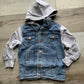 Hooded Denim Jacked