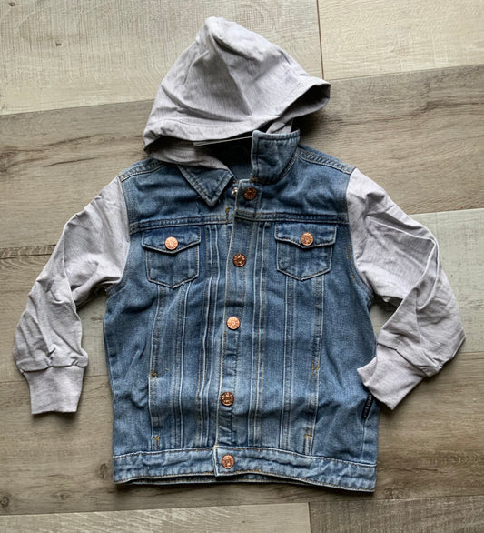 Hooded Denim Jacked