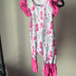 Pink Cactus Blossom Romper