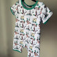 Sunset Mallard Shorts Romper