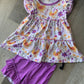Flock & Flower Shorts Set