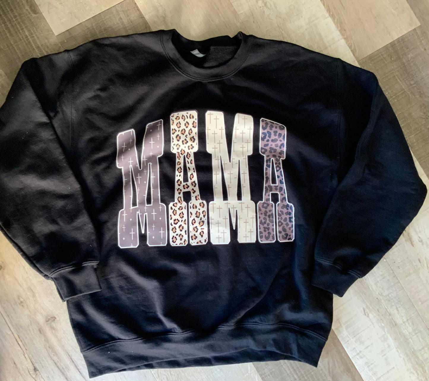 Christian Mama Black Crewneck Sweatshirt