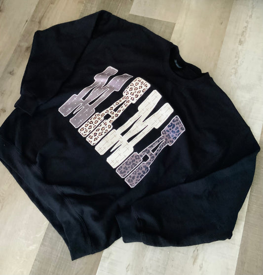 Christian Mama Black Crewneck Sweatshirt