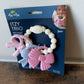 Itzy Trio Bow Silicone Teether