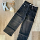 Youth High Rise Black Wide Leg Jeans by KanCan