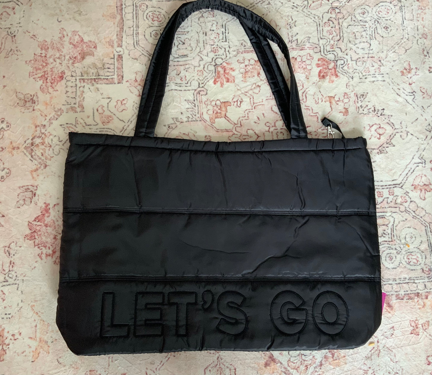 Carry All Puffer Tote - Let's Go