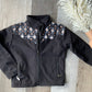 Black & Tan Aztec Bomber Jacket