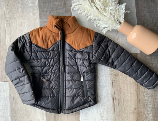 Black & Polyester Jacket