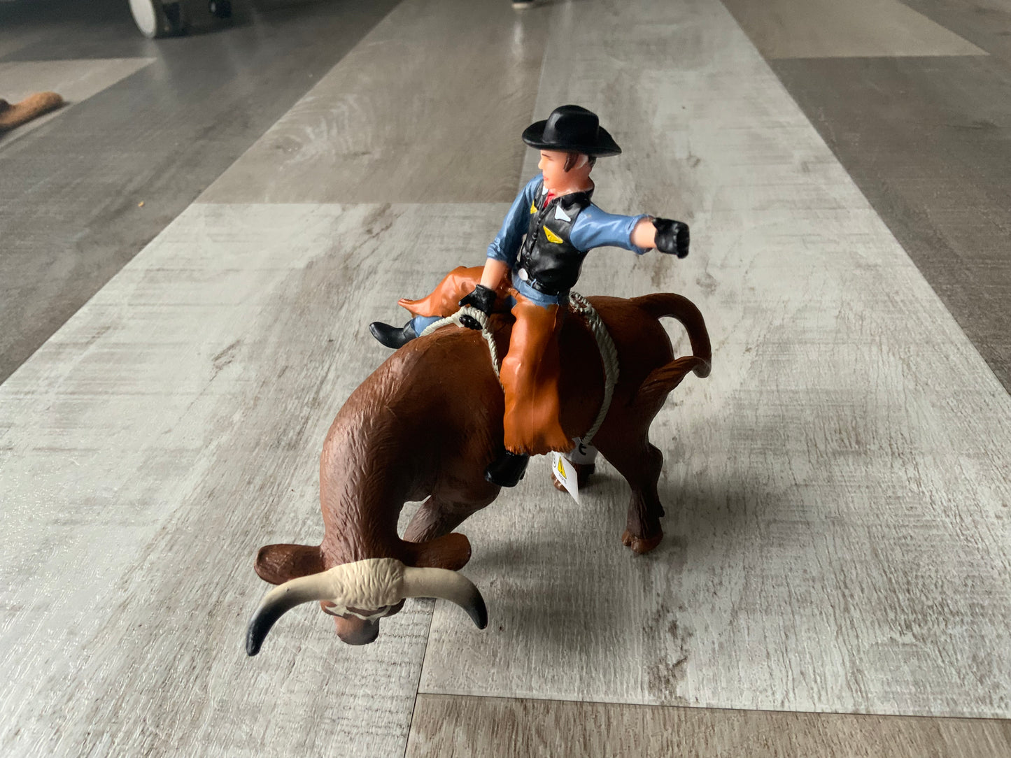 Red Buckin Bull & Rider