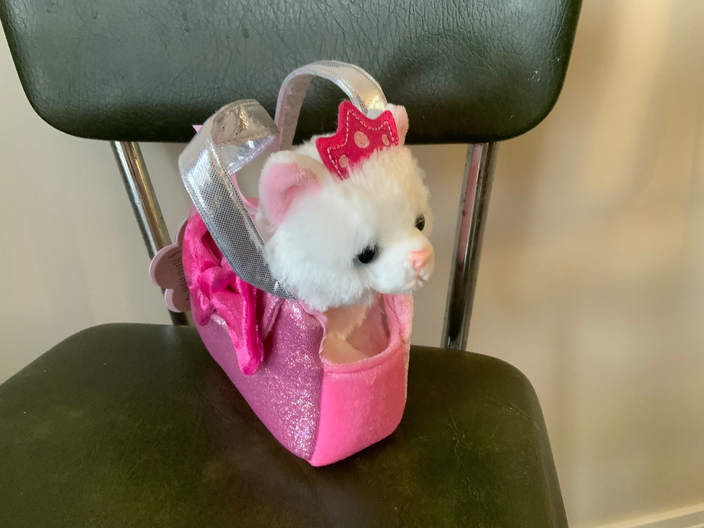 Pink Princess Purse Kitty