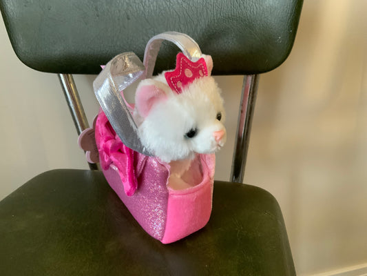 Pink Princess Purse Kitty
