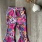 Mauve What's Up Buttercup Ribbed Velvet Bells